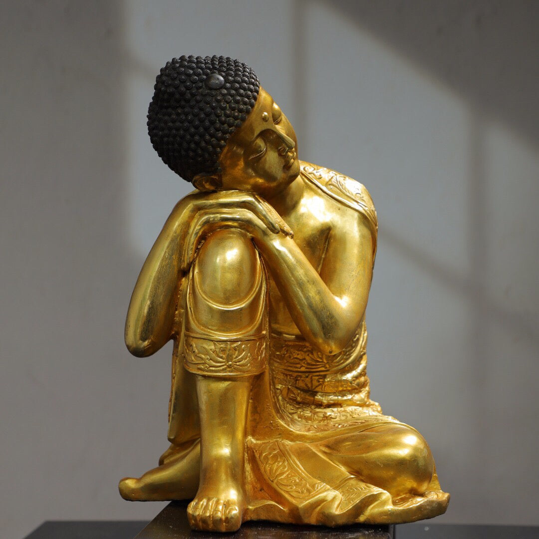 Chinese Antique Sleeping Buddha Statue