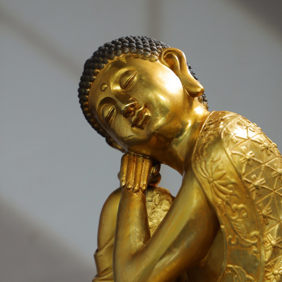 Chinese Antique Sleeping Buddha Statue