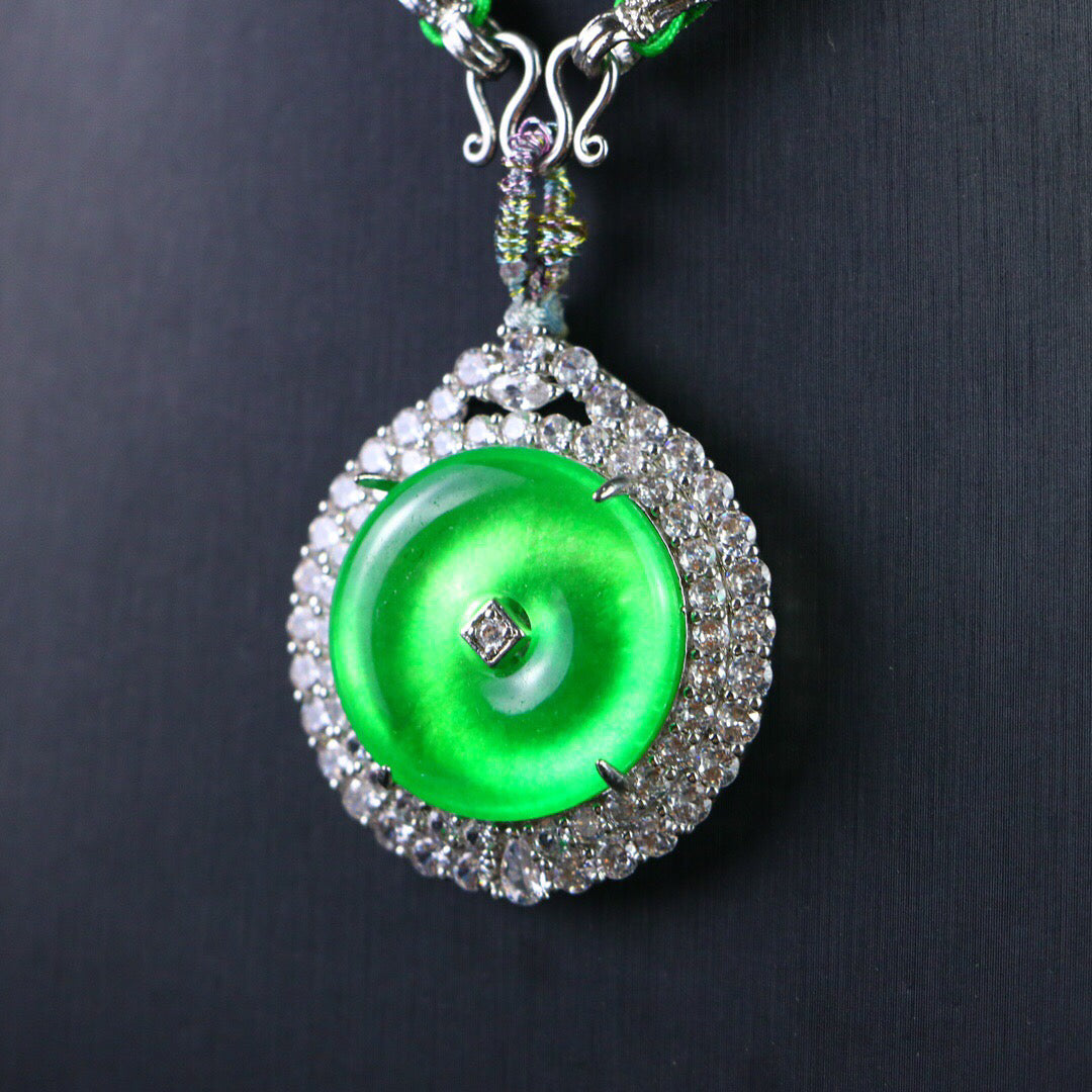Chinese antique high ice [safety buckle]
