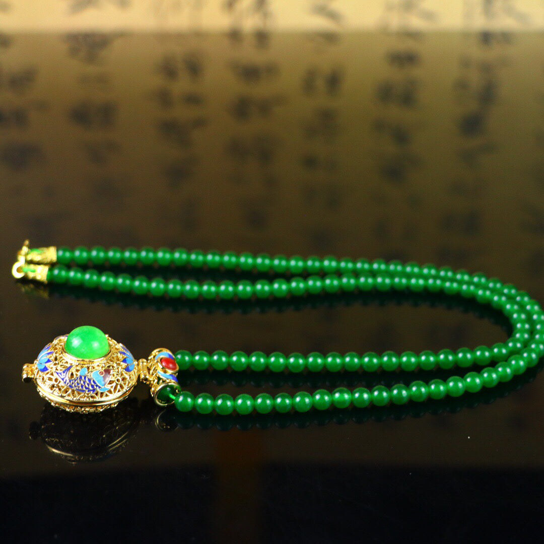 Chinese antique high ice pendant
