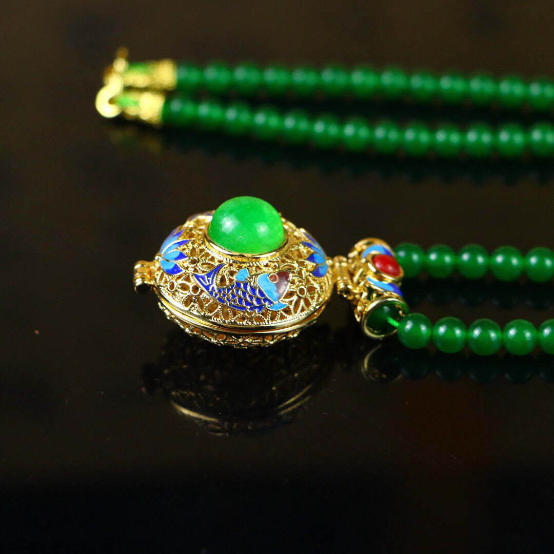 Chinese antique high ice pendant