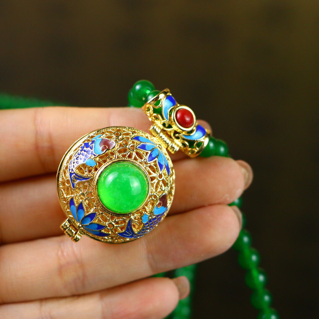 Chinese antique high ice pendant