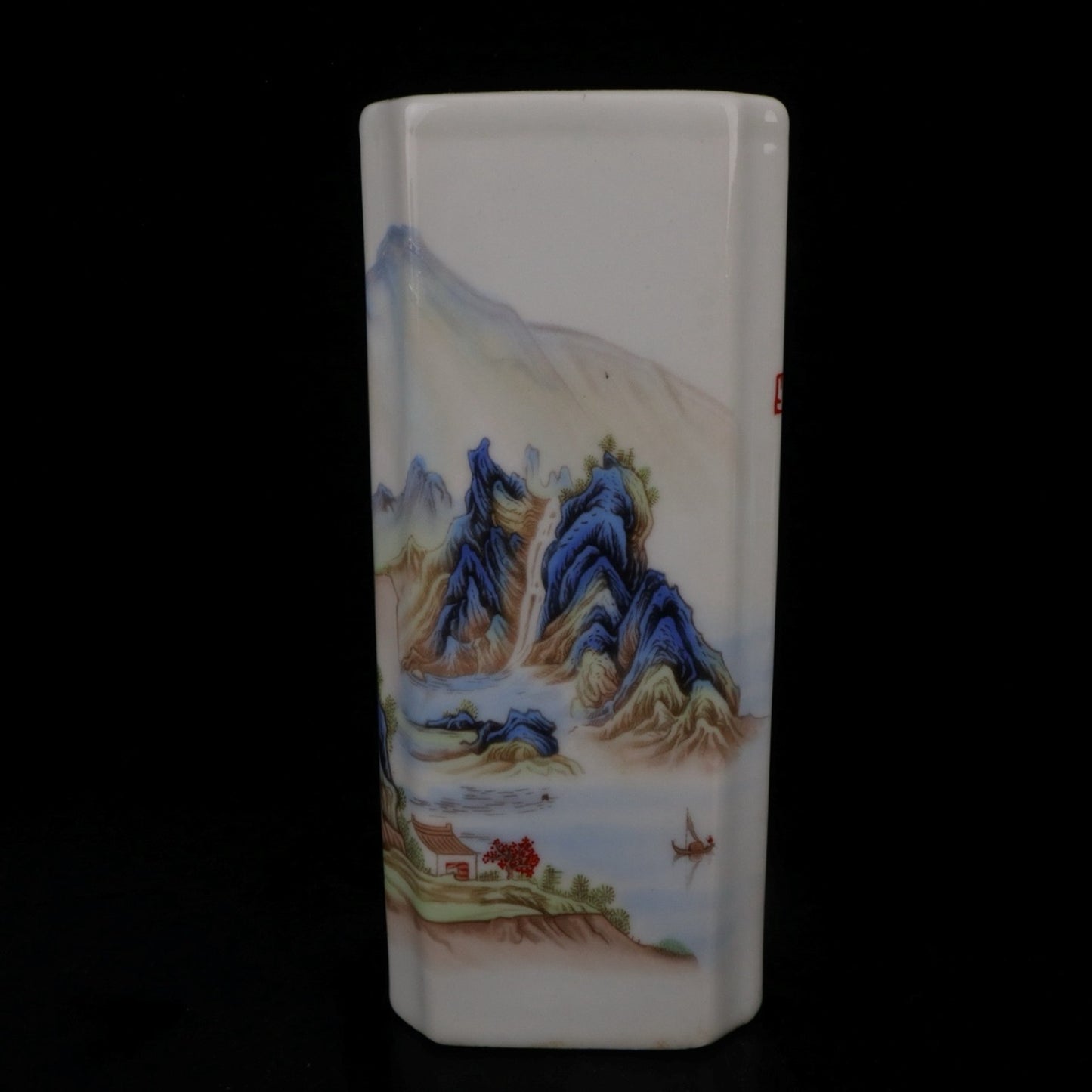 Pink Joyful Door Pattern Flower Mouth Pen Holder
