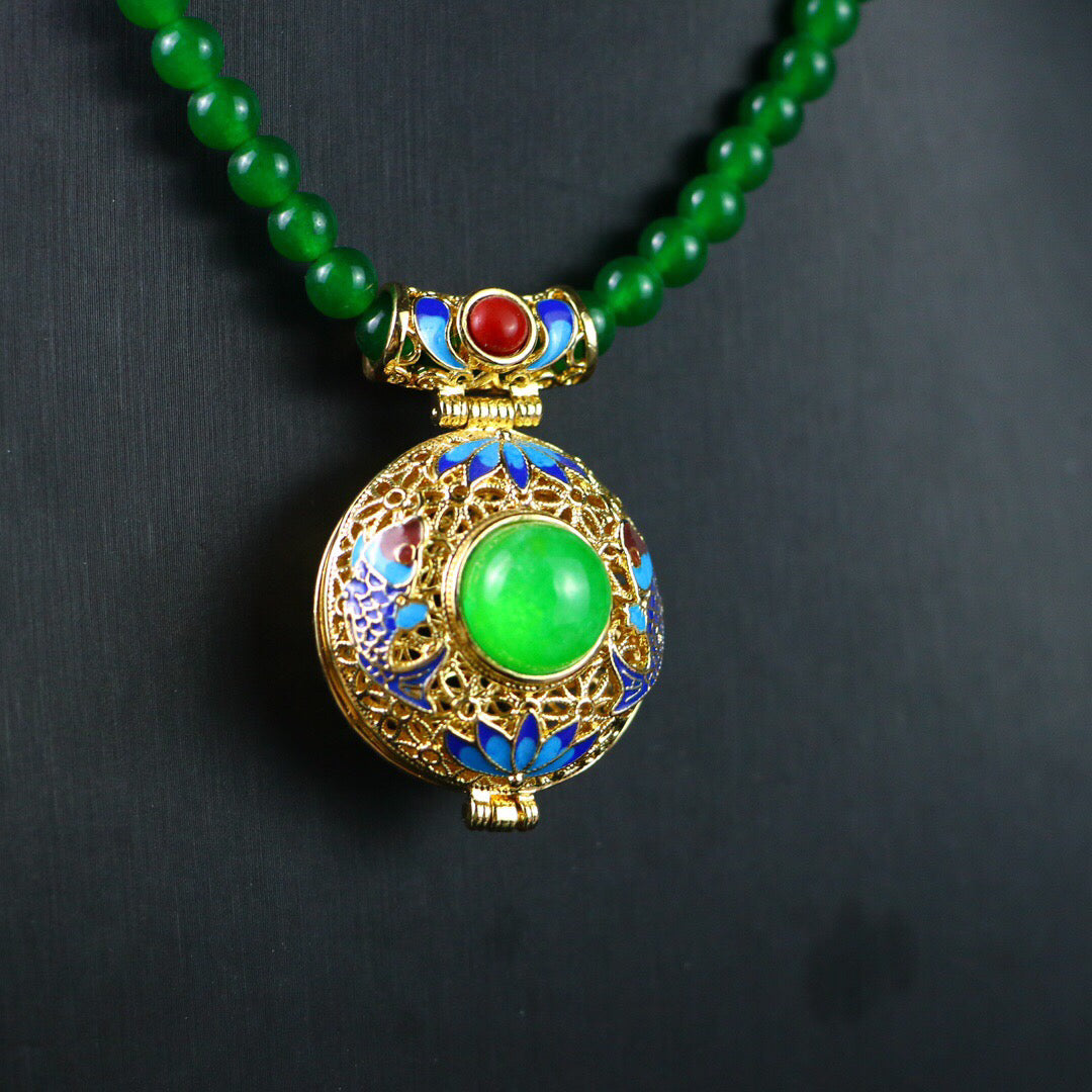 Chinese antique high ice pendant