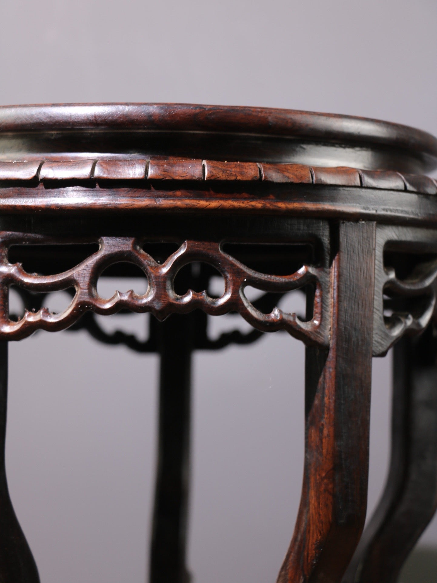 Chinese antique sandalwood phoenix flower table