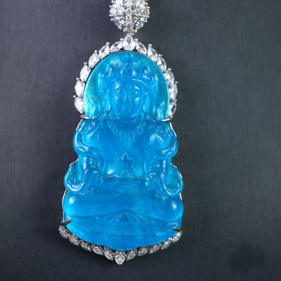 Chinese antique high ice [Guanyin]
