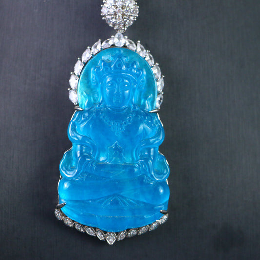 Chinese antique high ice [Guanyin]