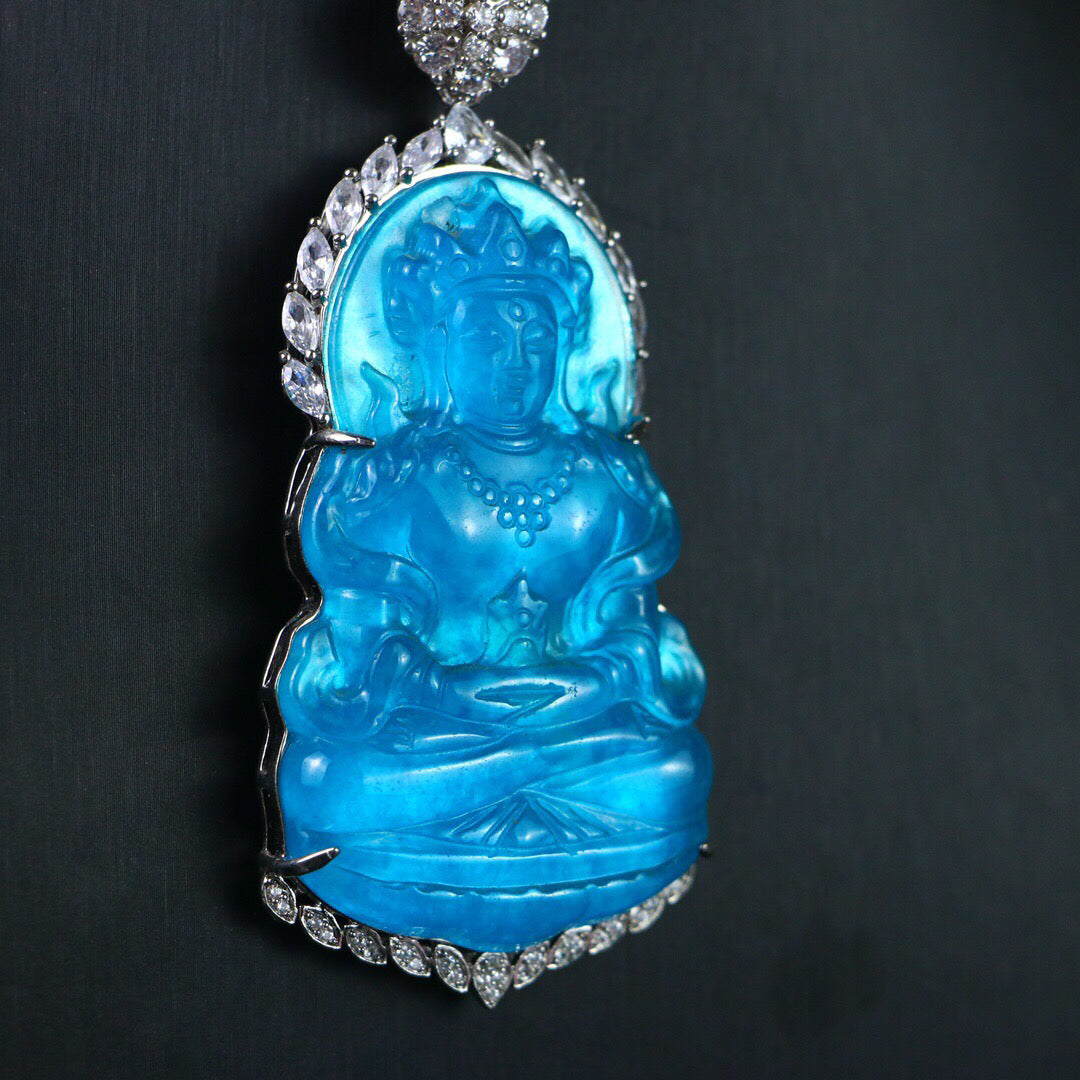 Chinese antique high ice [Guanyin]