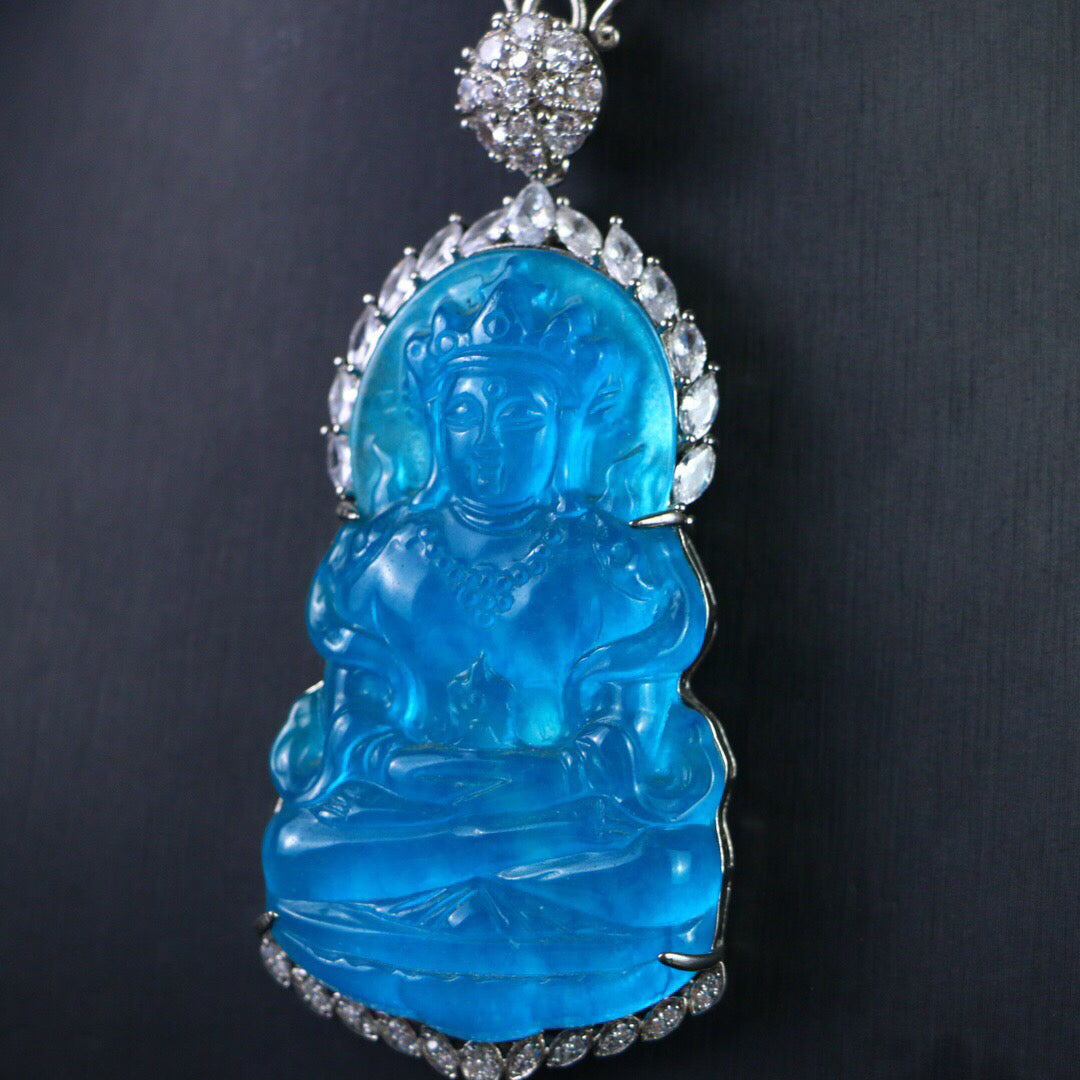 Chinese antique high ice [Guanyin]