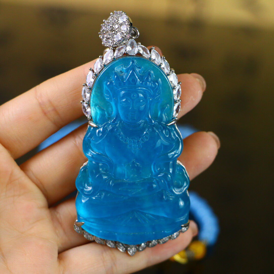 Chinese antique high ice [Guanyin]