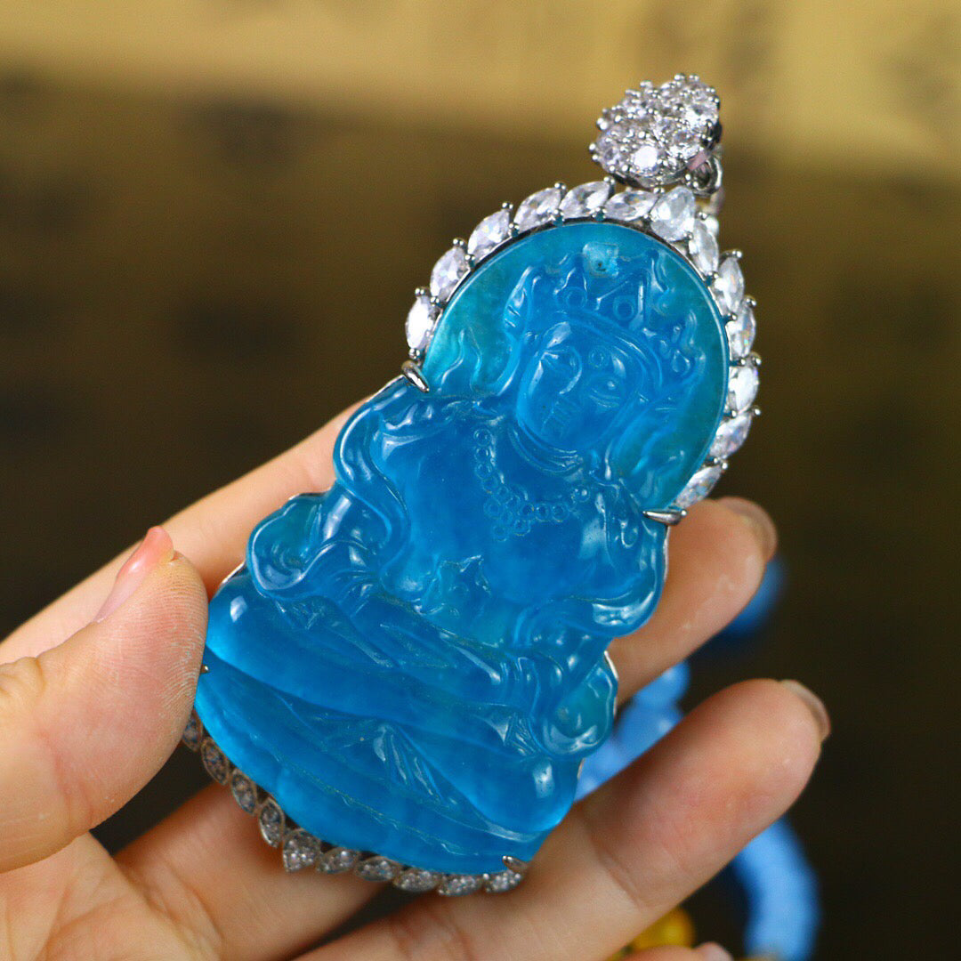Chinese antique high ice [Guanyin]