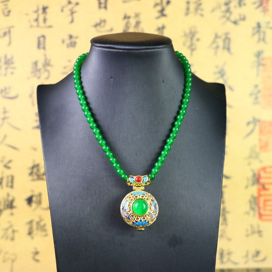 Chinese antique high ice pendant