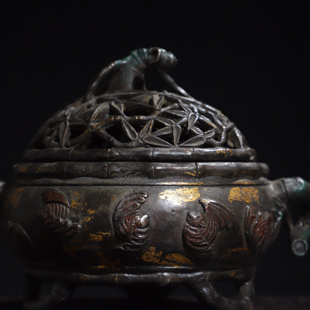 Chinese Antique [Blessing] Incense Burner