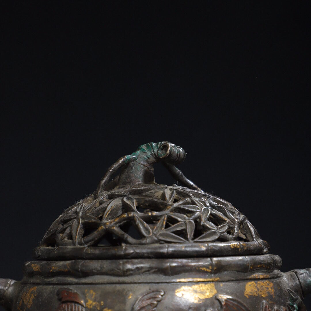 Chinese Antique [Blessing] Incense Burner