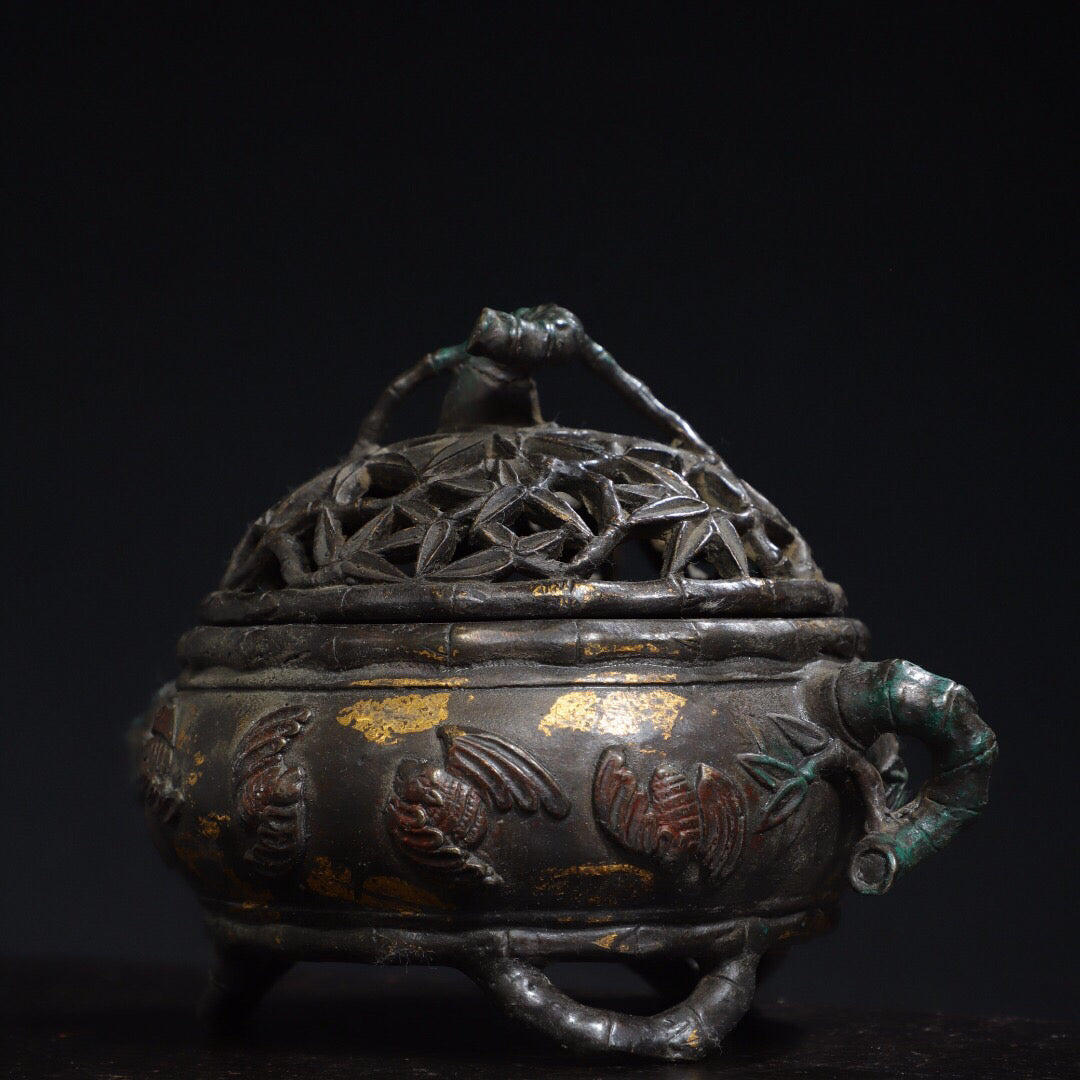 Chinese Antique [Blessing] Incense Burner