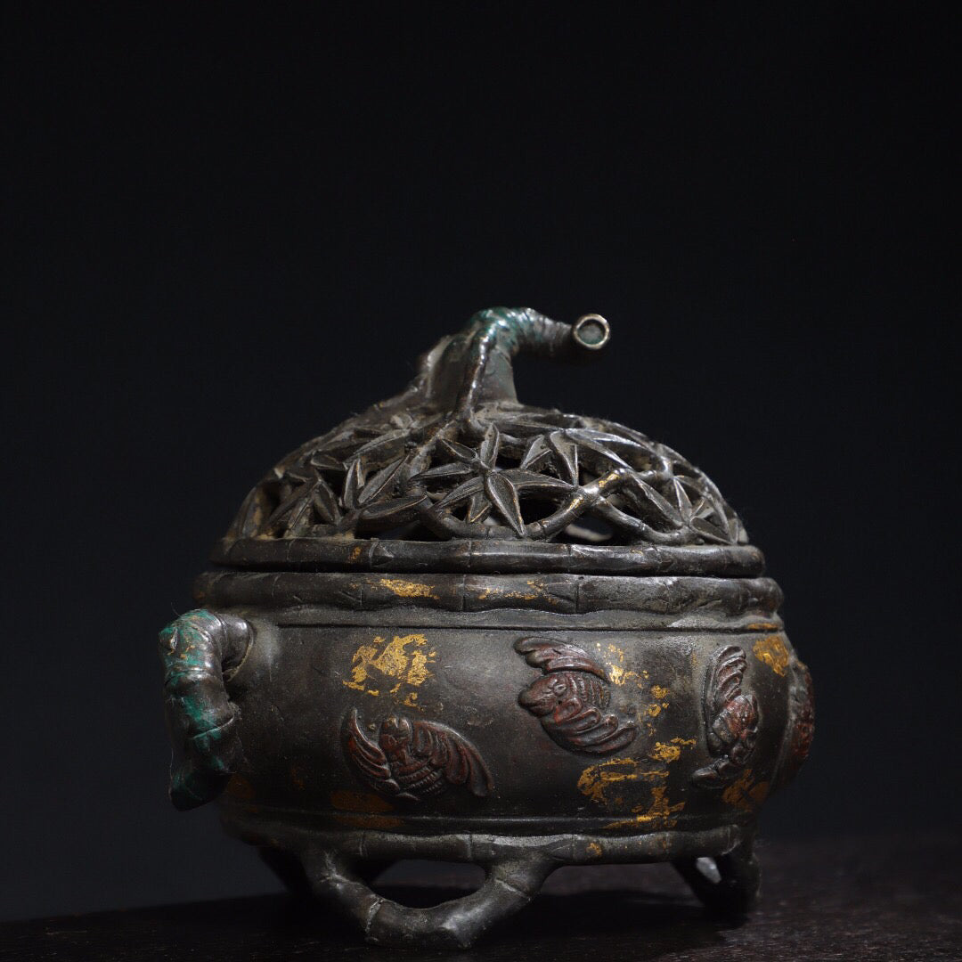 Chinese Antique [Blessing] Incense Burner