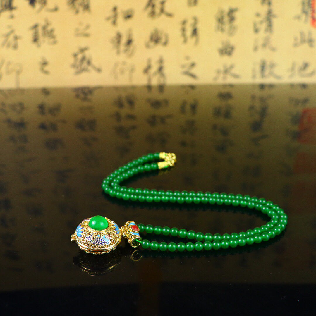 Chinese antique high ice pendant