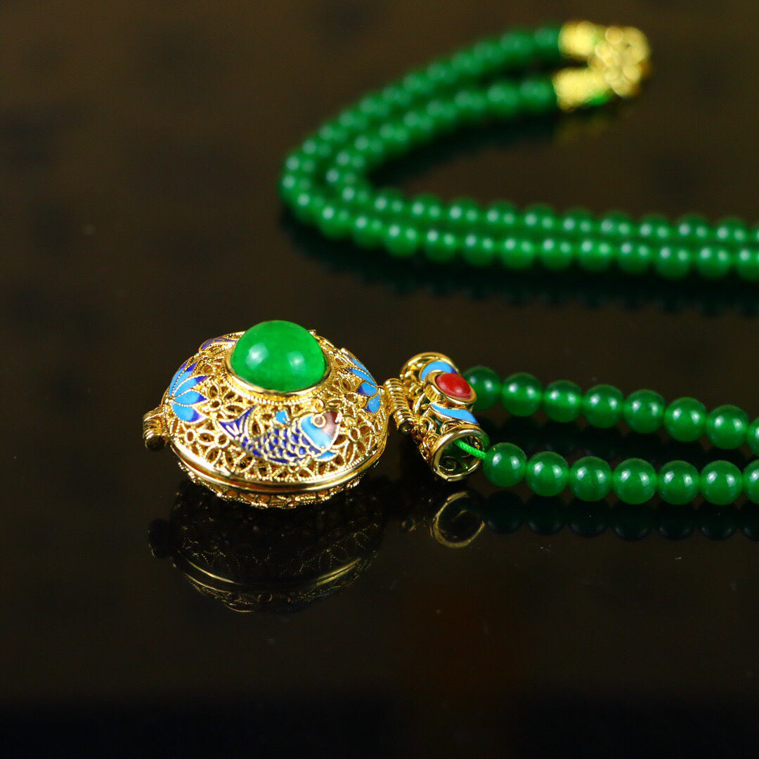 Chinese antique high ice pendant