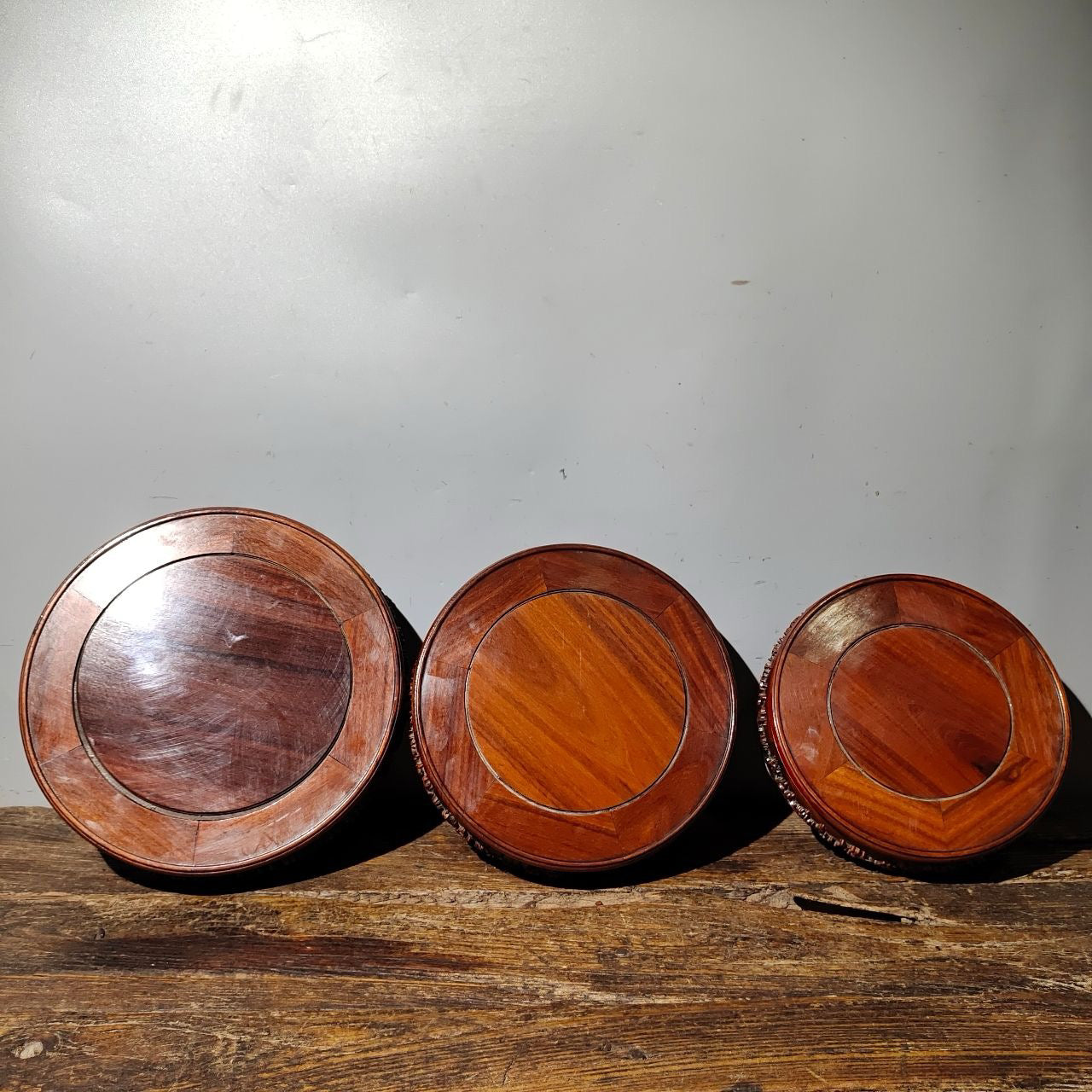 Chinese antique rosewood phoenix flower table