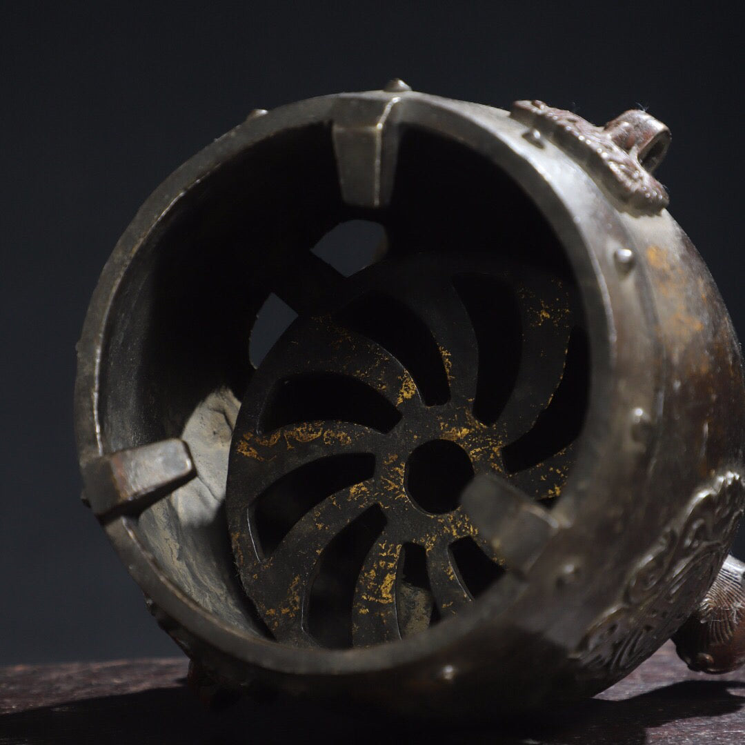 Chinese Antique Fu Charcoal Stove