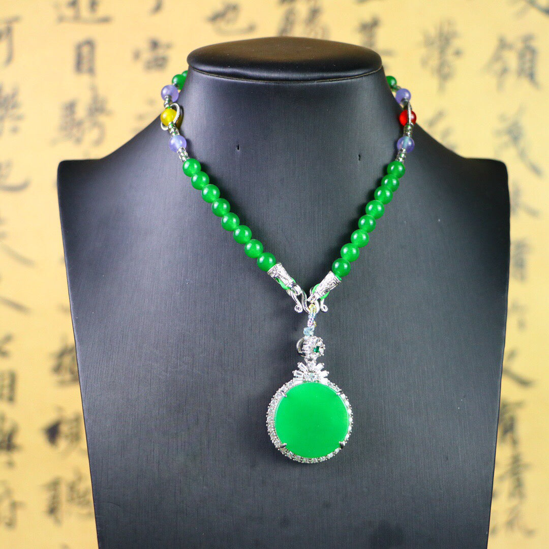 Chinese antique high ice pendant