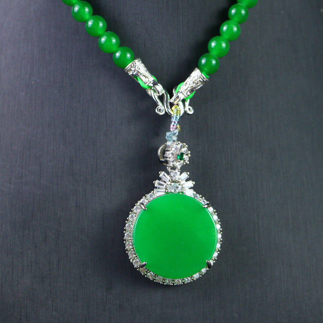 Chinese antique high ice pendant