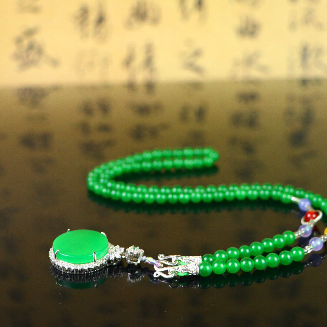 Chinese antique high ice pendant