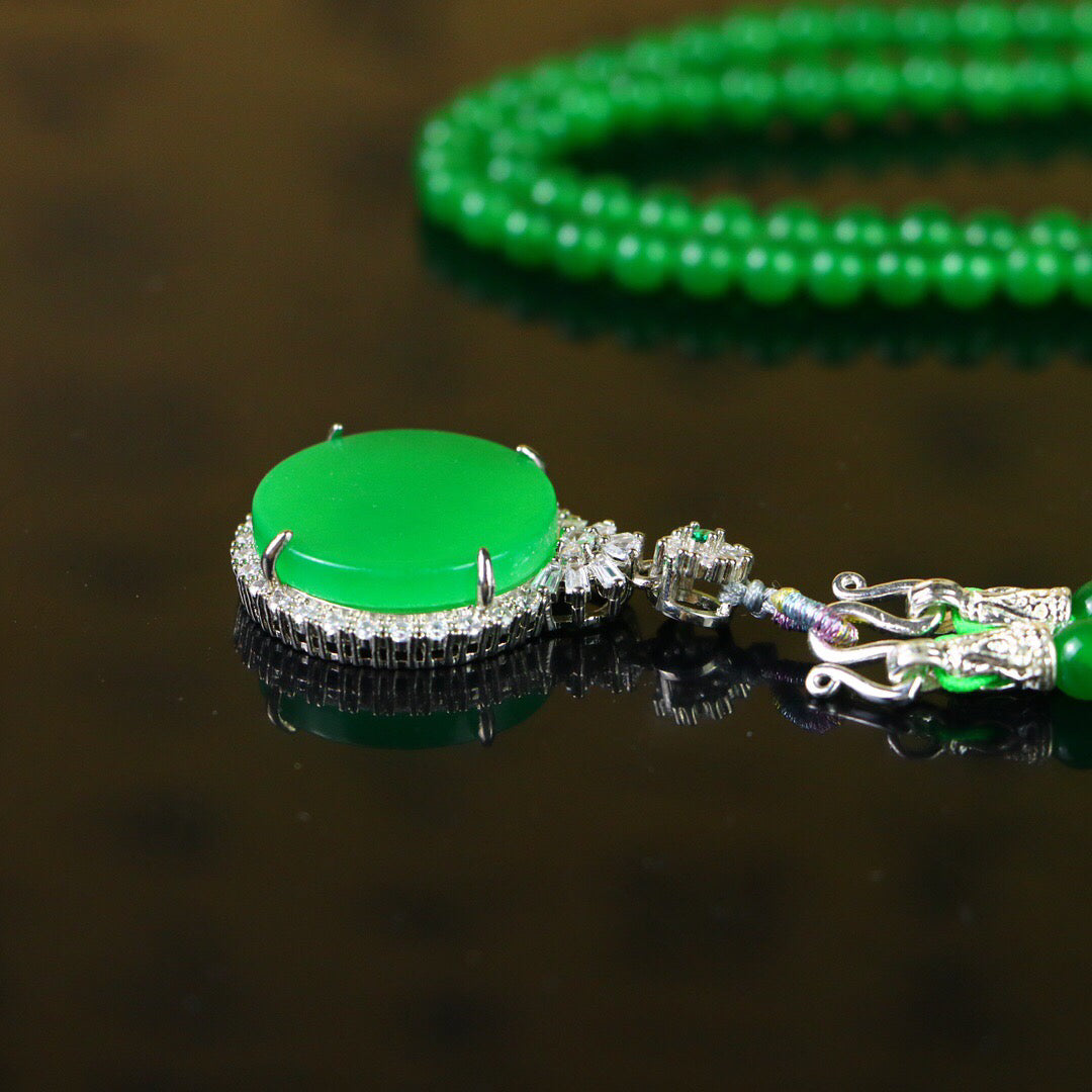 Chinese antique high ice pendant