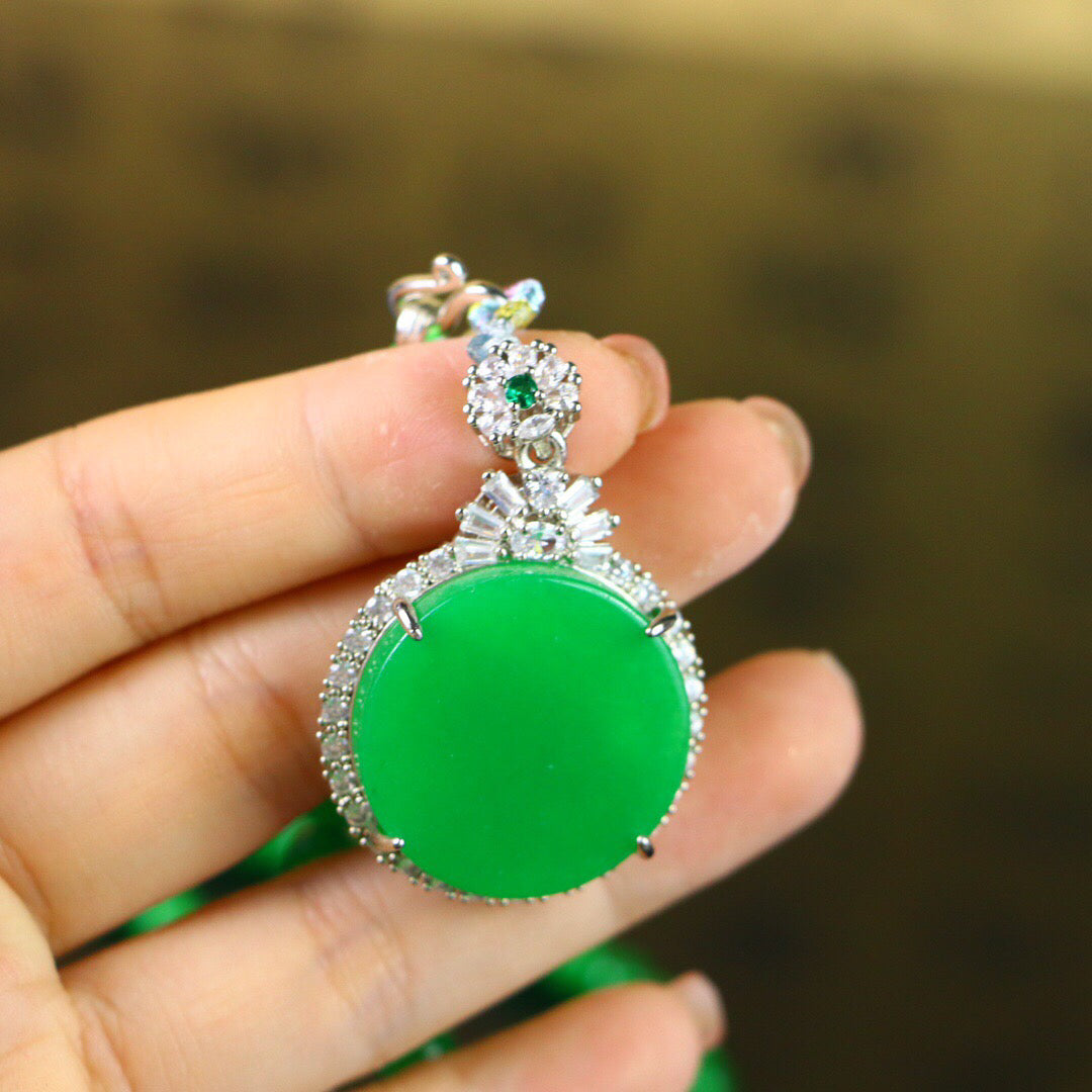 Chinese antique high ice pendant