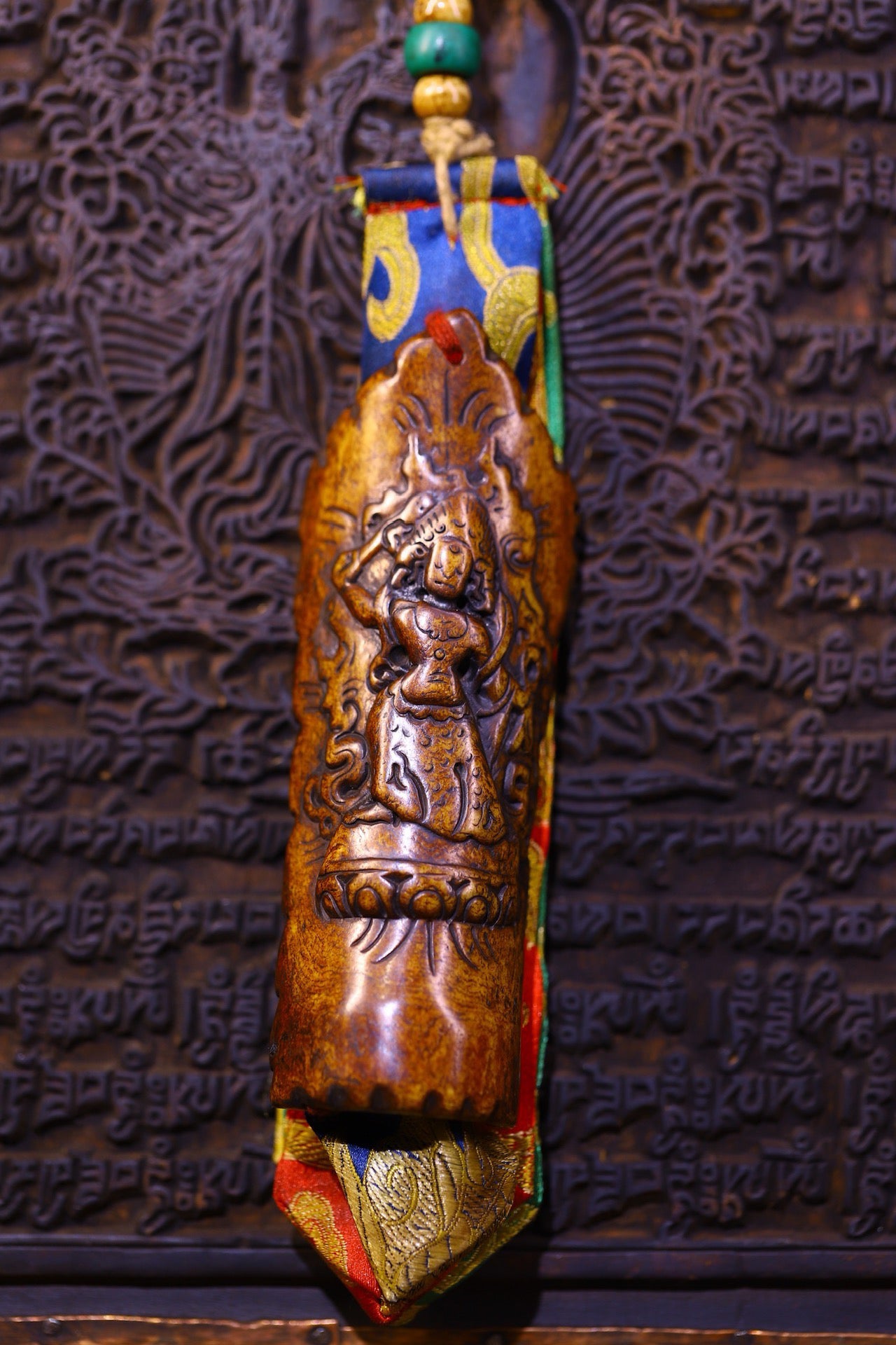 Handmade sewn and carved gabalah fabric pieces