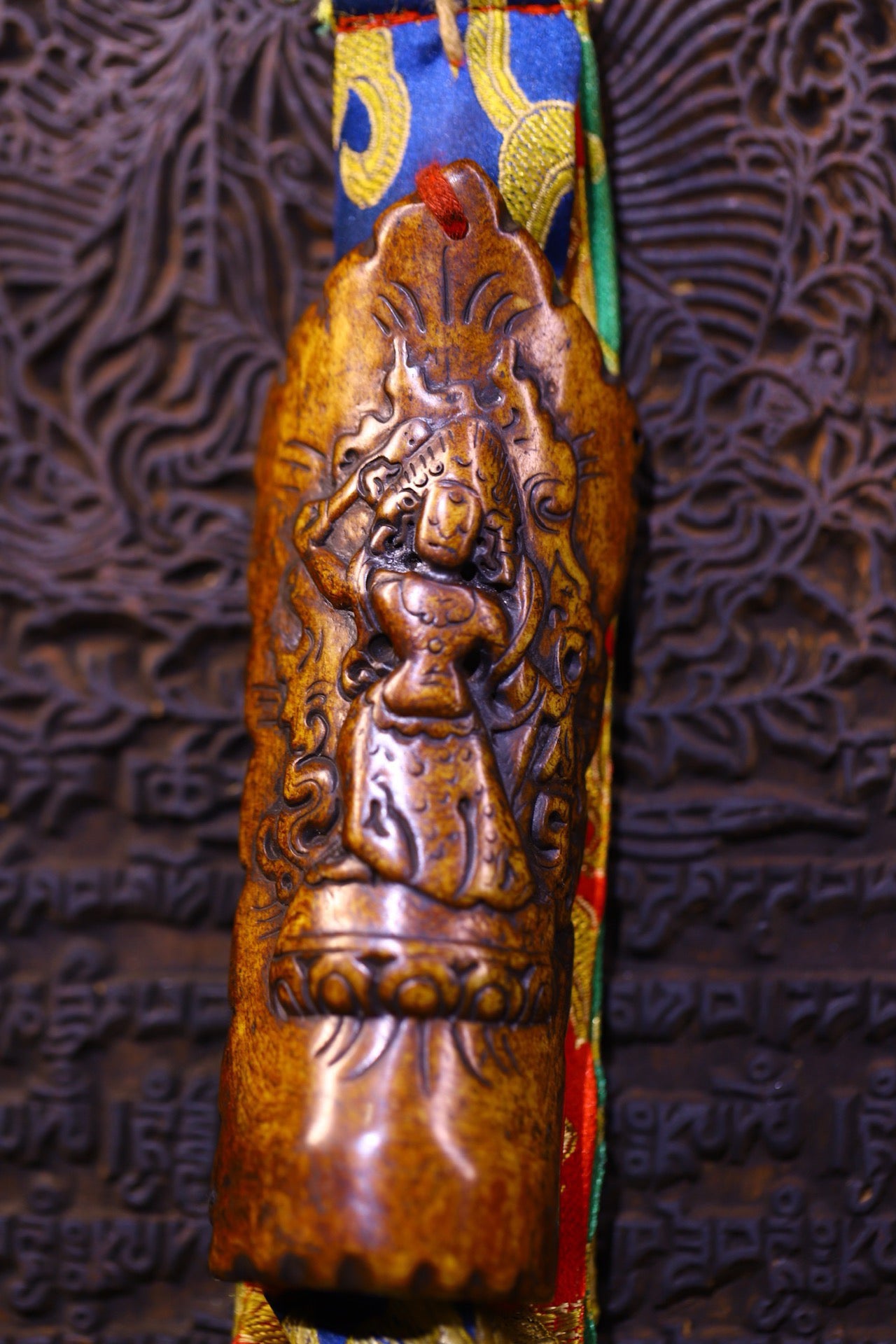 Handmade sewn and carved gabalah fabric pieces