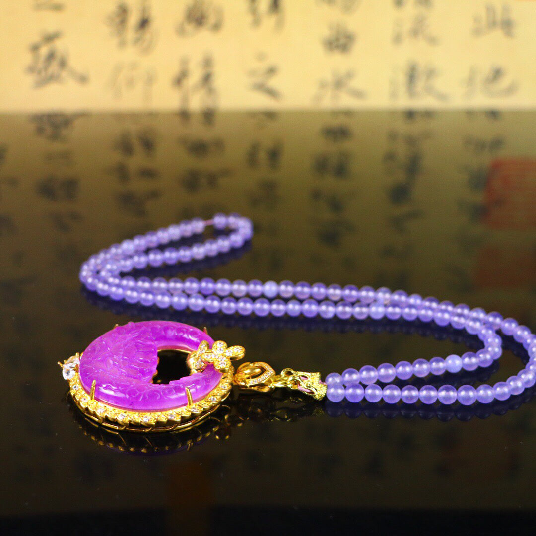Chinese Antique High Ice [Flower Plaque]
