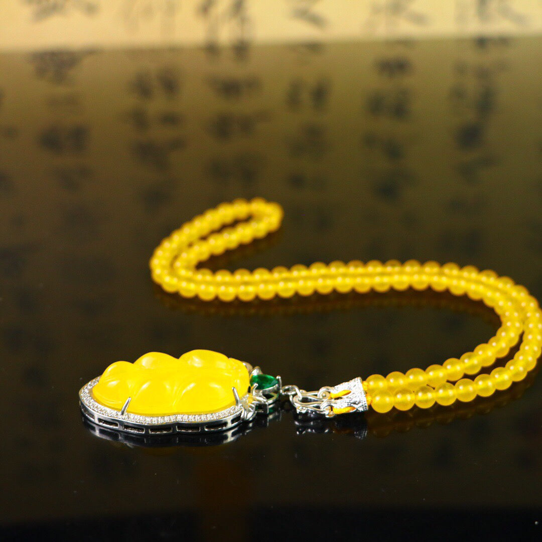 Chinese Antique High Ice [Golden Branches and Jade Leaves]