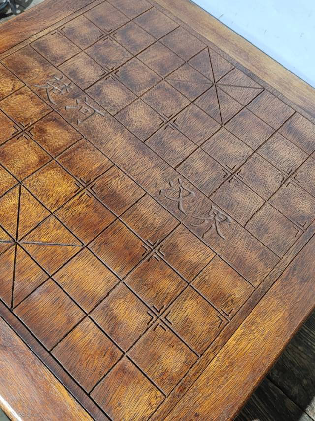 Chinese antique rosewood elephant chessboard
