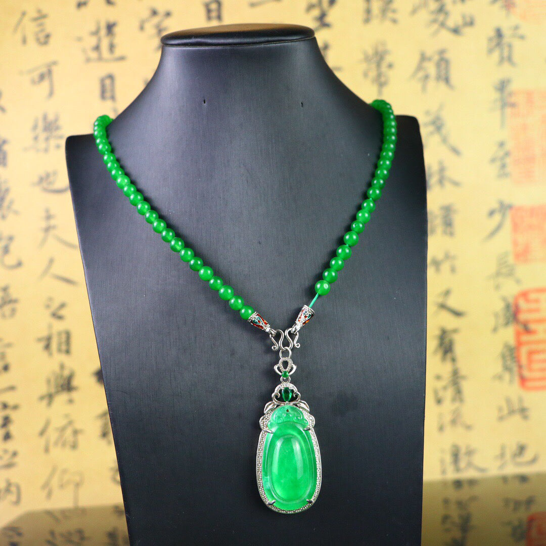 Chinese antique high ice pendant
