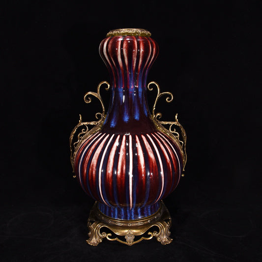 Cucumber Ridge Wrapped Copper Reflux Garlic Bottle