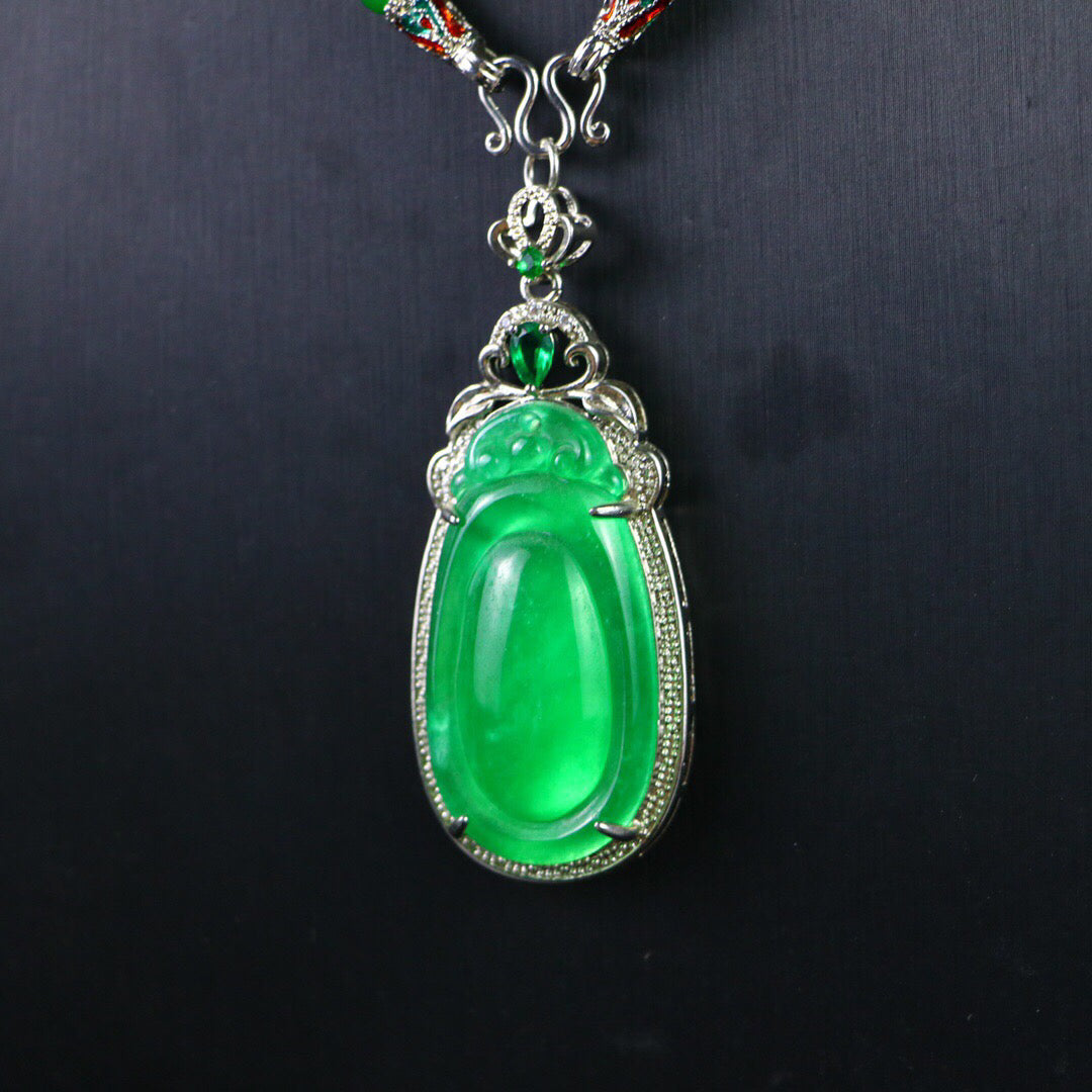 Chinese antique high ice pendant