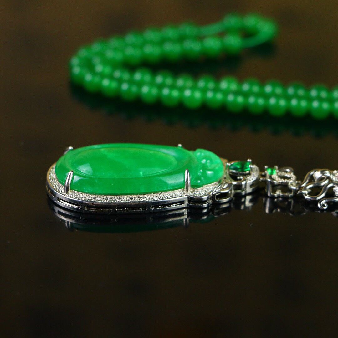 Chinese antique high ice pendant