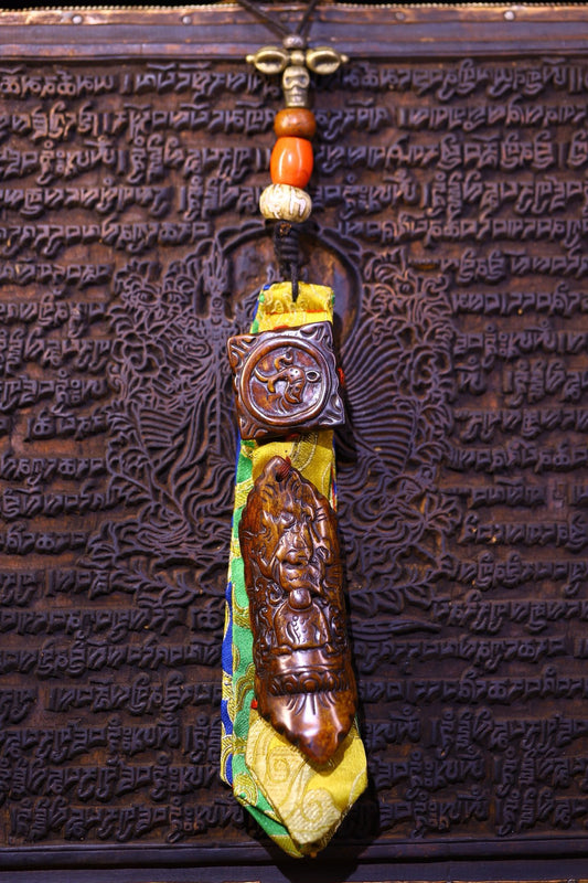 Handmade sewn and carved gabalah fabric pieces