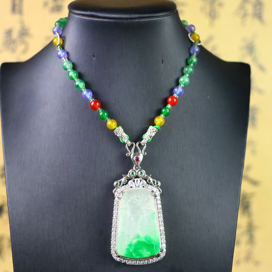 Chinese Antique High Ice Mountain and Water