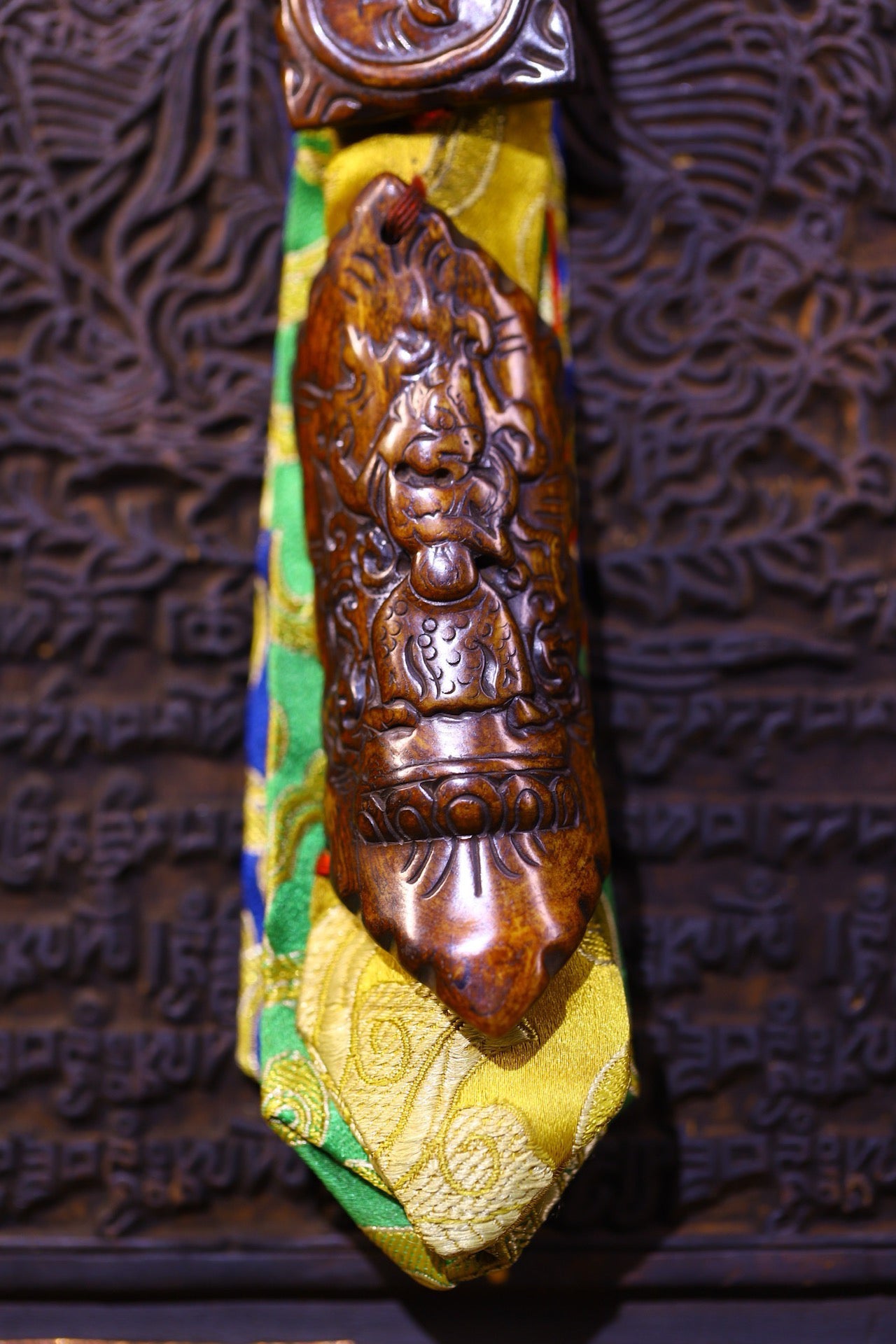 Handmade sewn and carved gabalah fabric pieces