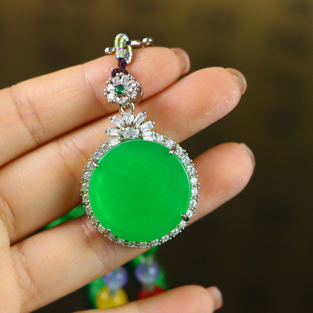Chinese antique high ice pendant
