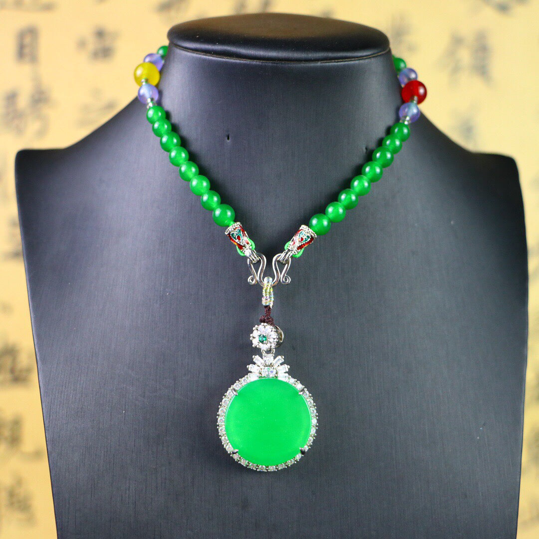 Chinese antique high ice pendant