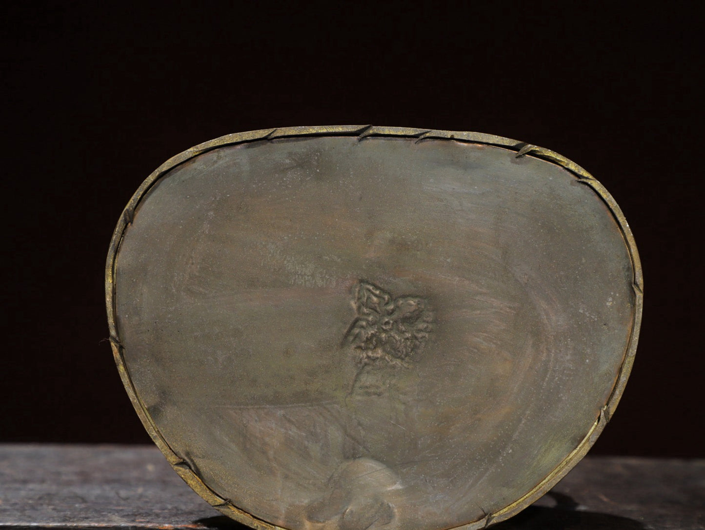 Bronze painted statue of Longevity Buddha