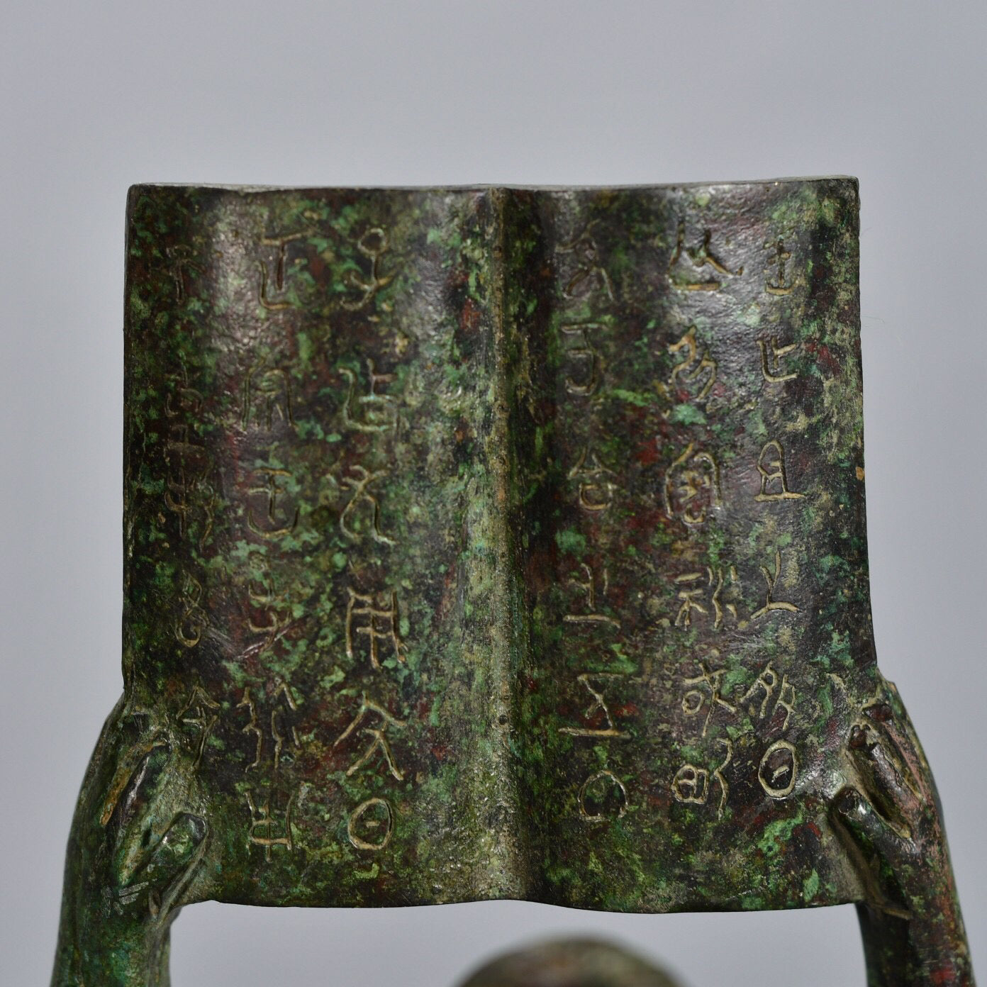Chinese antique bronze maid