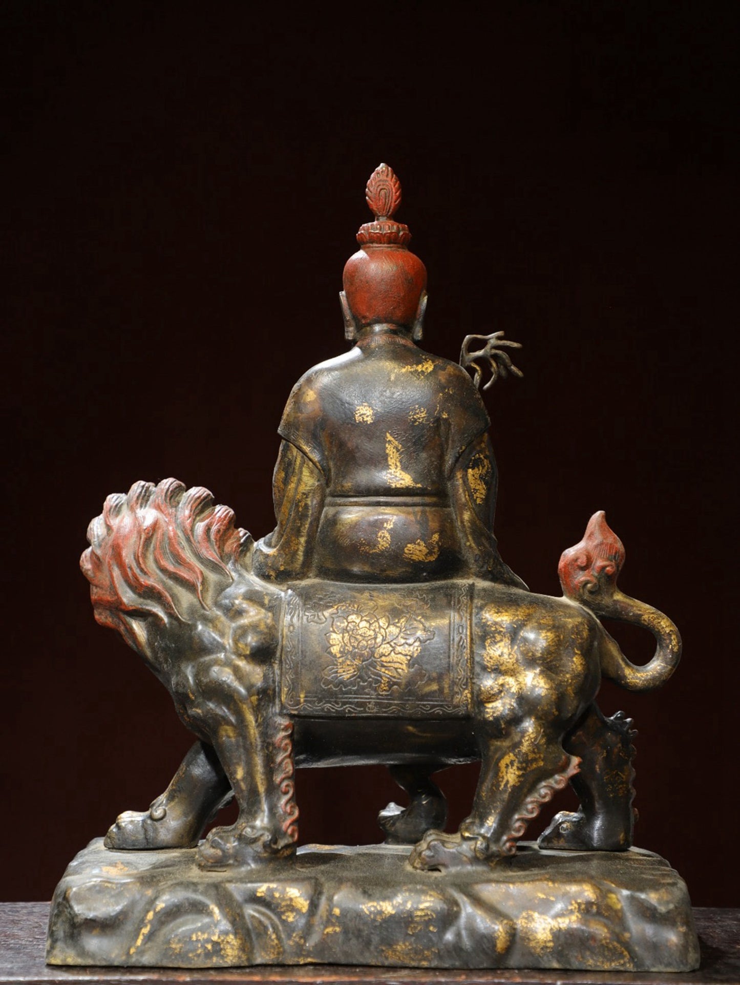 Bronze gilded statue of Taiyi Immortal Buddha