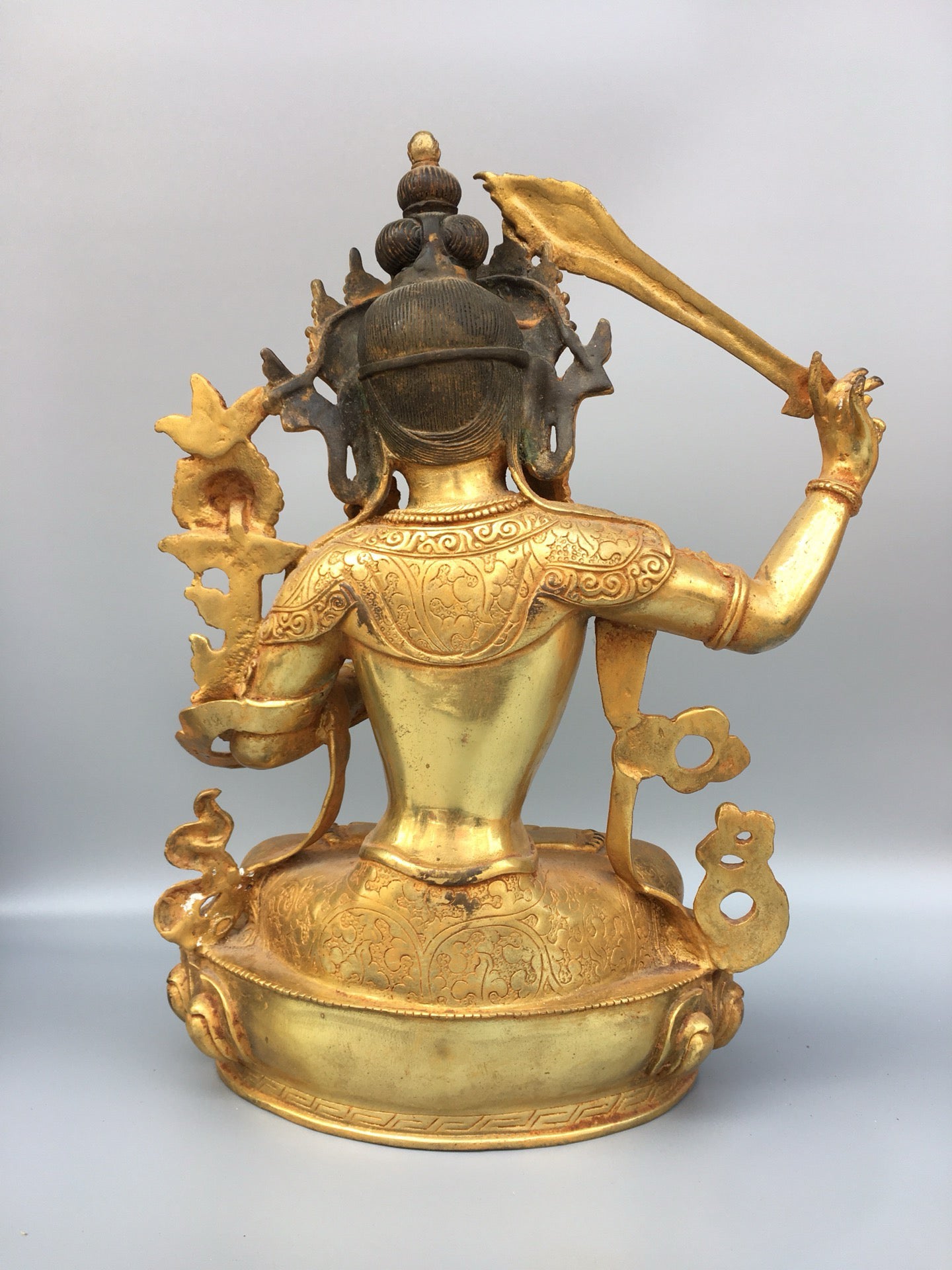 Chinese antique pure copper Buddha statue