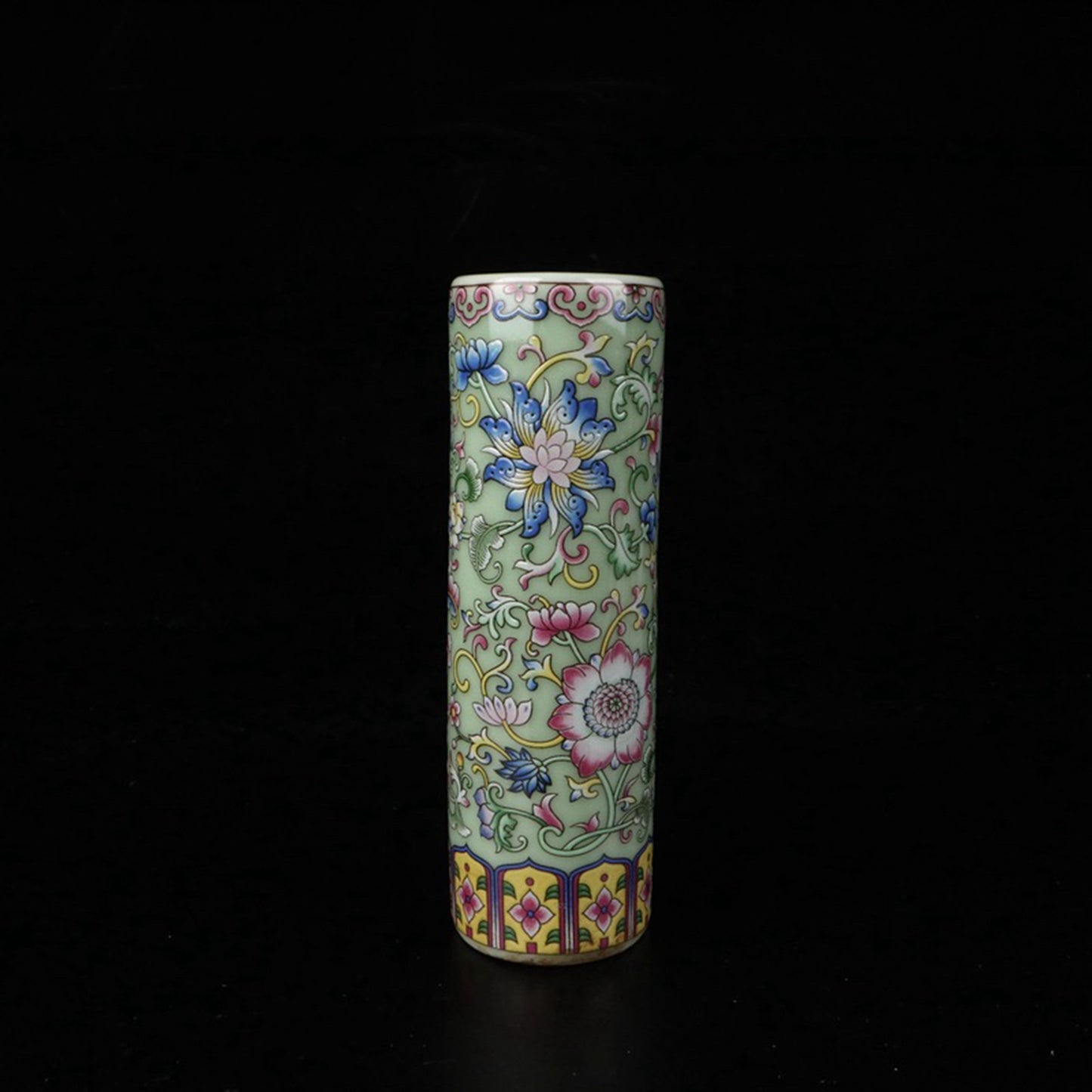 Meiziqing enamel colored small pen holder