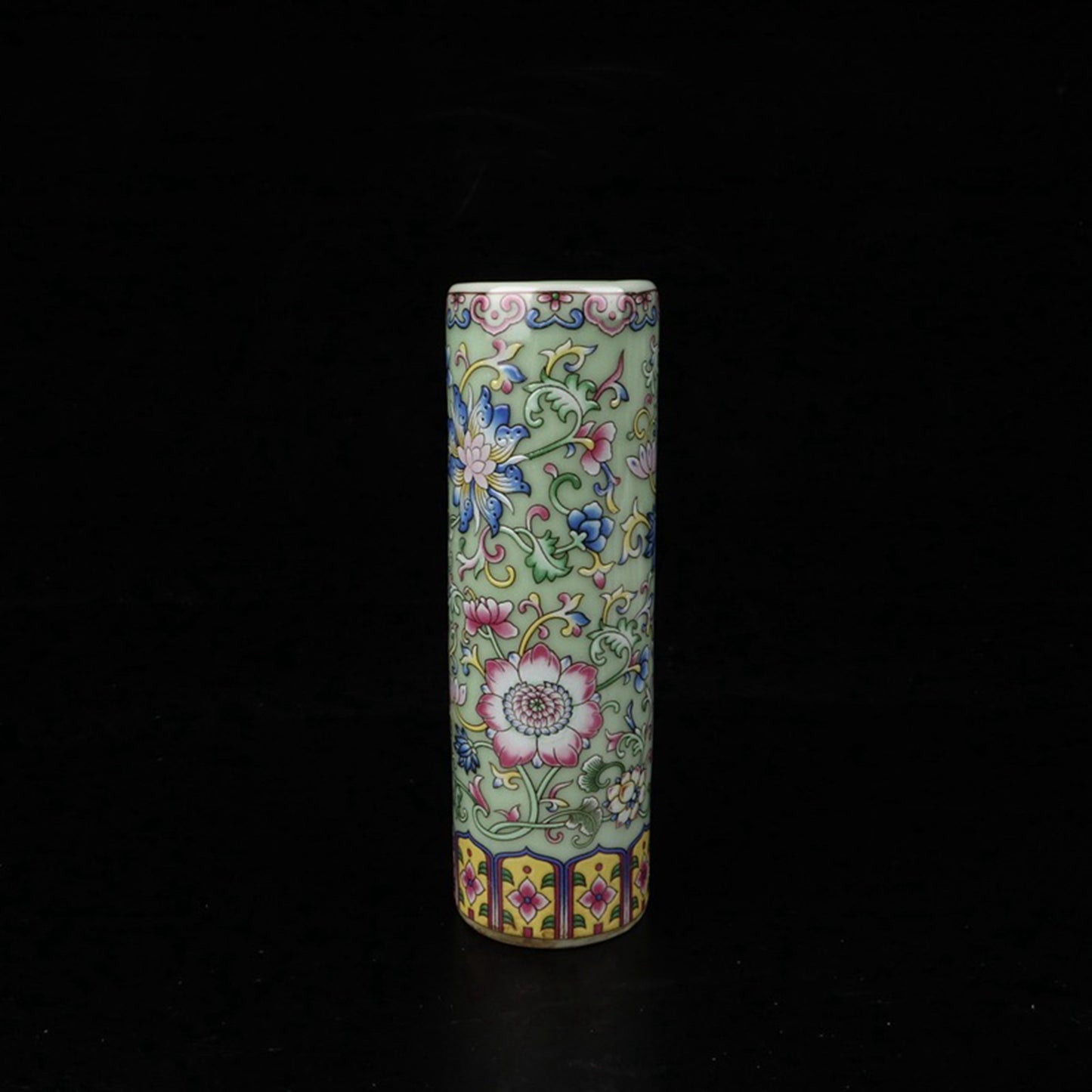 Meiziqing enamel colored small pen holder