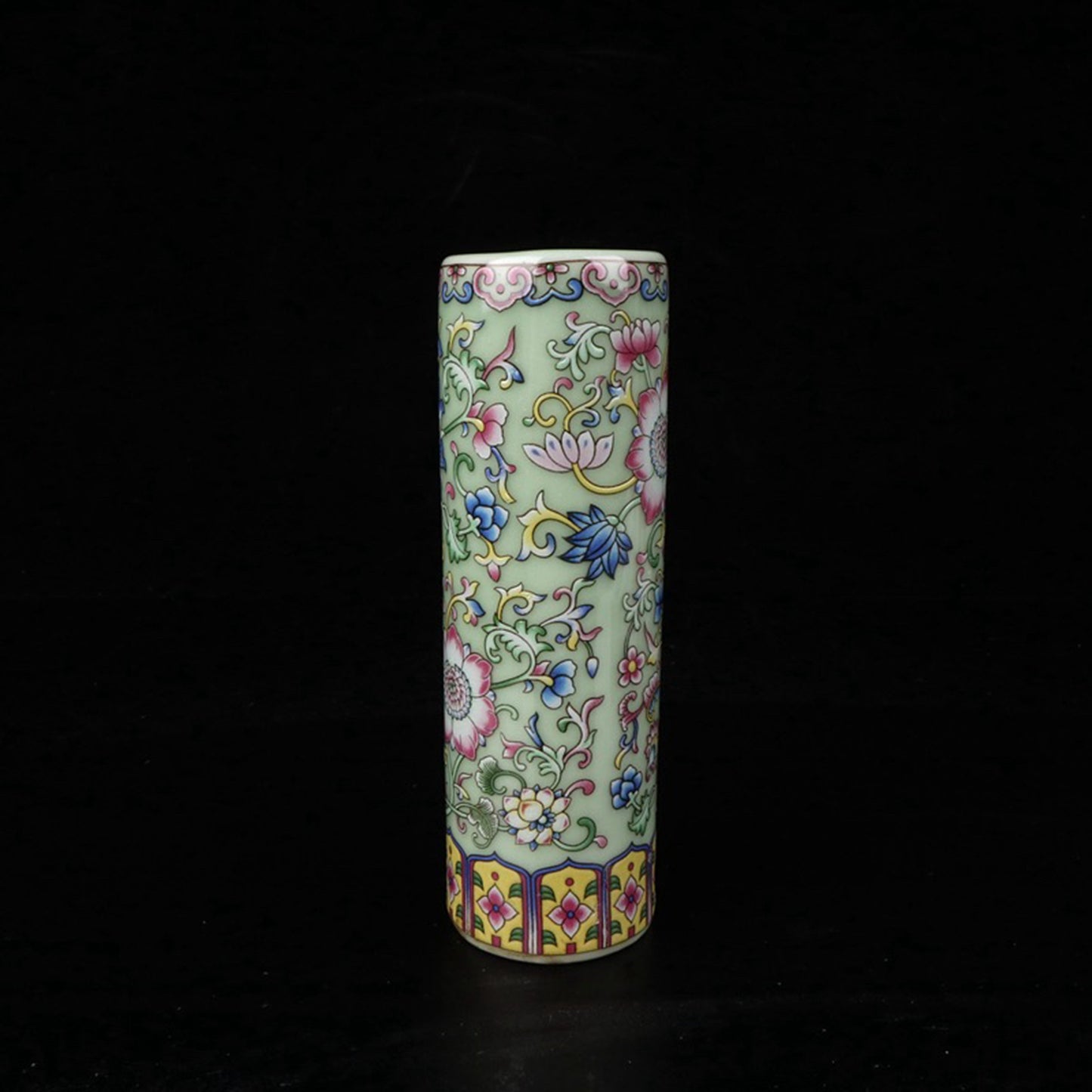 Meiziqing enamel colored small pen holder